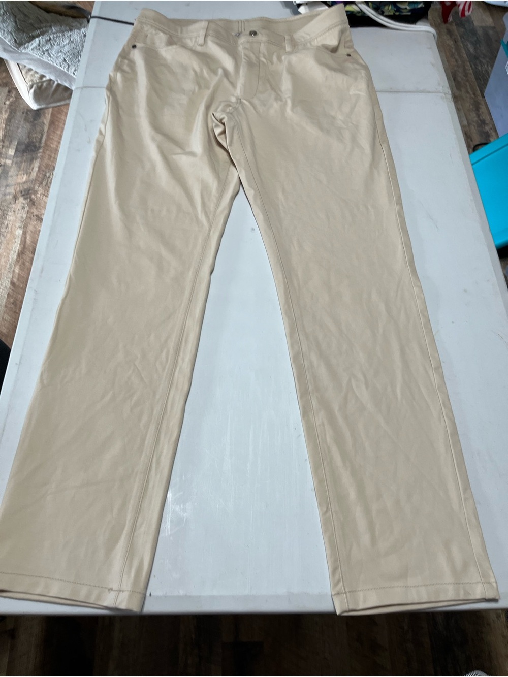 Collar & Co. 36x32 Men's Beige Chino Pants